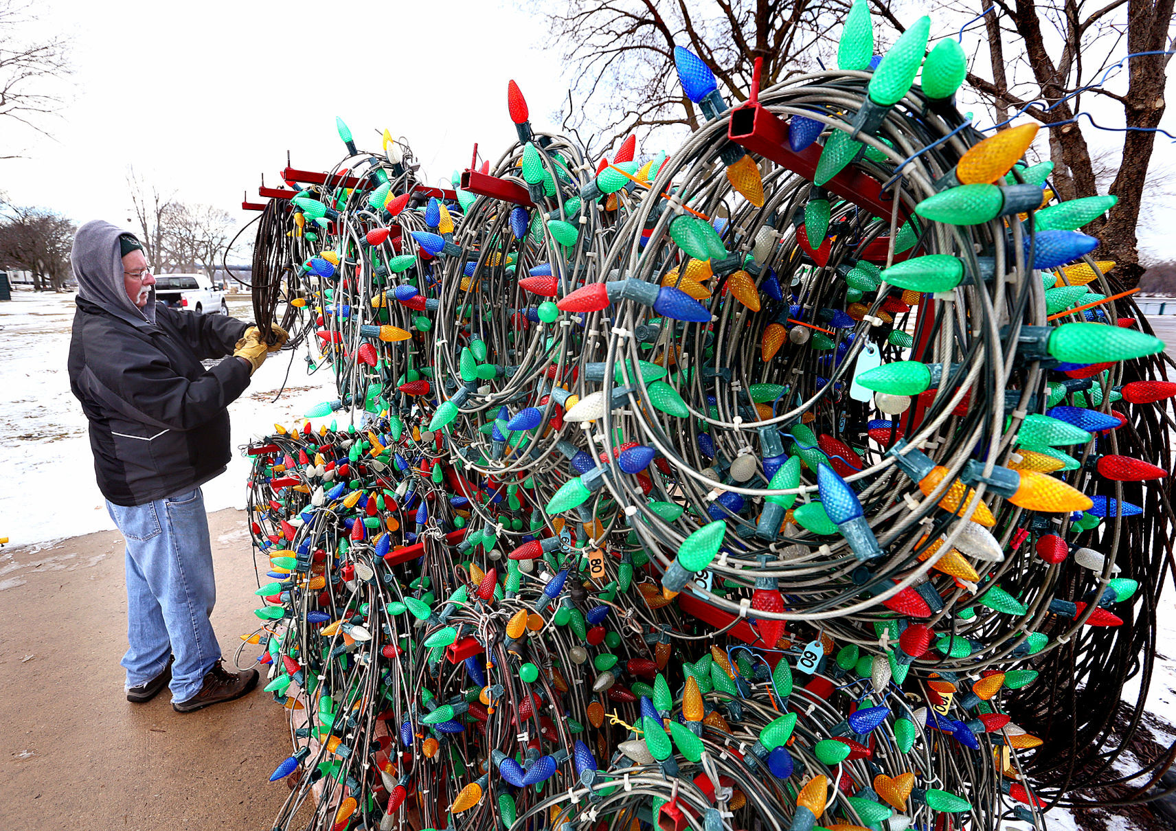 2019 Rotary Lights display in Riverside Park